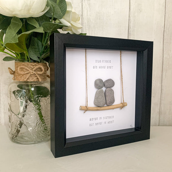 True Friends Pebble Art Box Frame