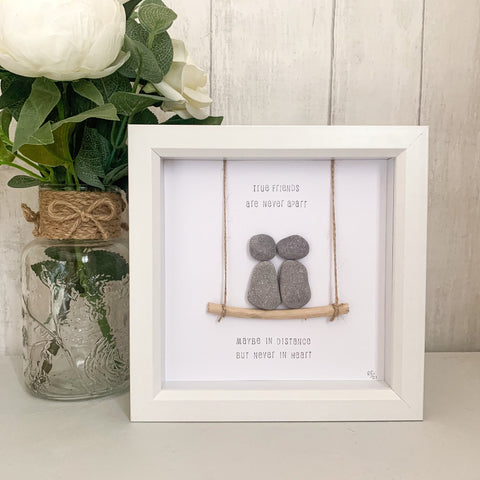 True Friends Pebble Art Box Frame